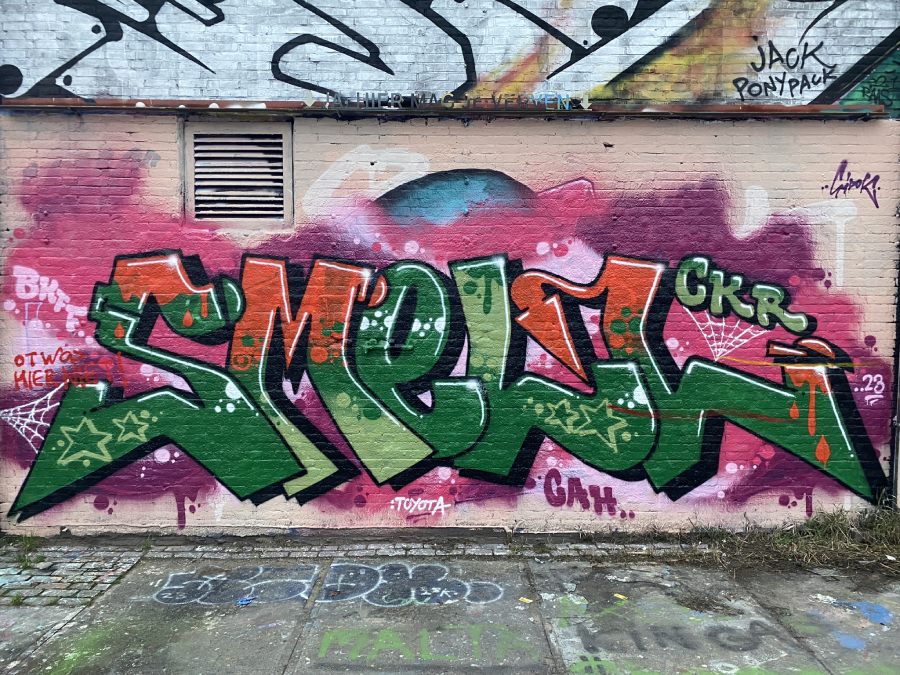 smell, ndsm, graffiti, amsterdam